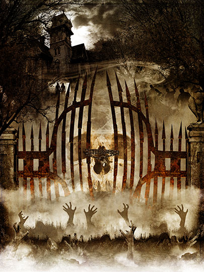 HellsGate Haunted House Marketing Artwork HellsGate Haunted House Marketing Artwork